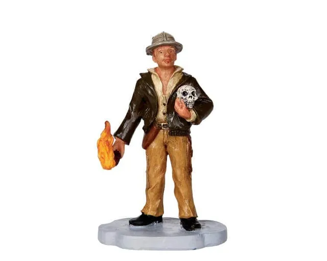 lemax-adventurer-figurine-halloween-spooky-town-explorateur image 1