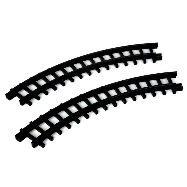 lemax-2-pc-curved-track-for-christmas-express-rails-courbes-train-miniature image 1