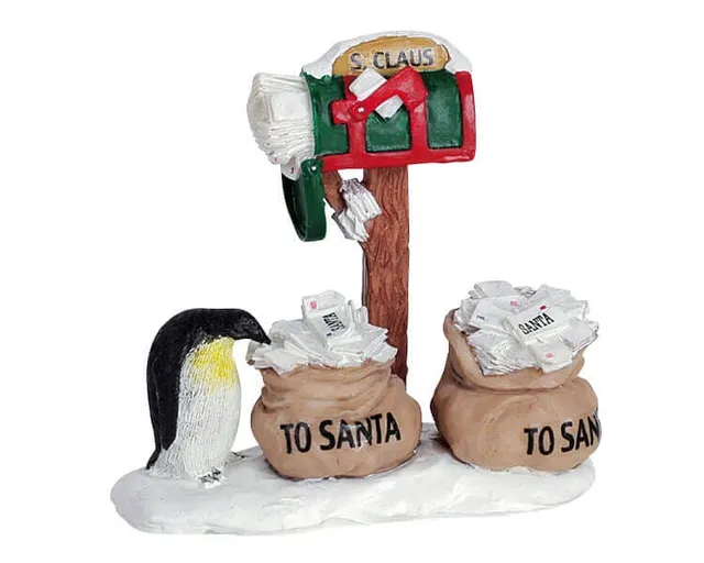 lemax-santa-s-mailbox-bo-te-aux-lettres-du-p-re-no-l-miniature image 1