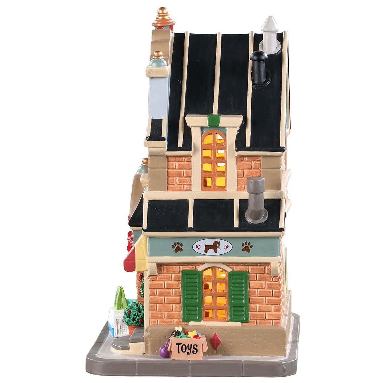 lemax-deb-s-puppy-shelter-refuge-miniature-pour-village image 3