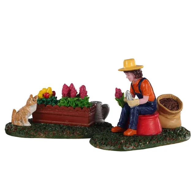 lemax-garden-grooming-figurine-miniature-de-collection image 1
