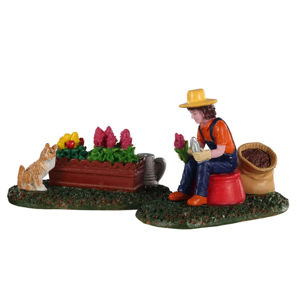 lemax-garden-grooming-figurine-miniature-de-collection image 1