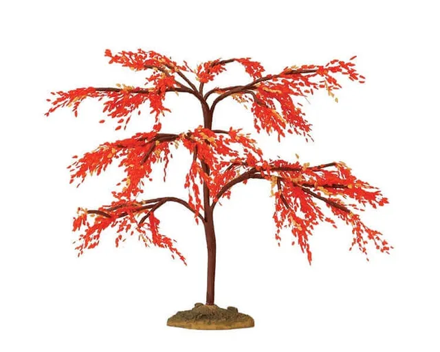 lemax-autumn-mulberry-medium-arbre-miniature-d-automne image 1