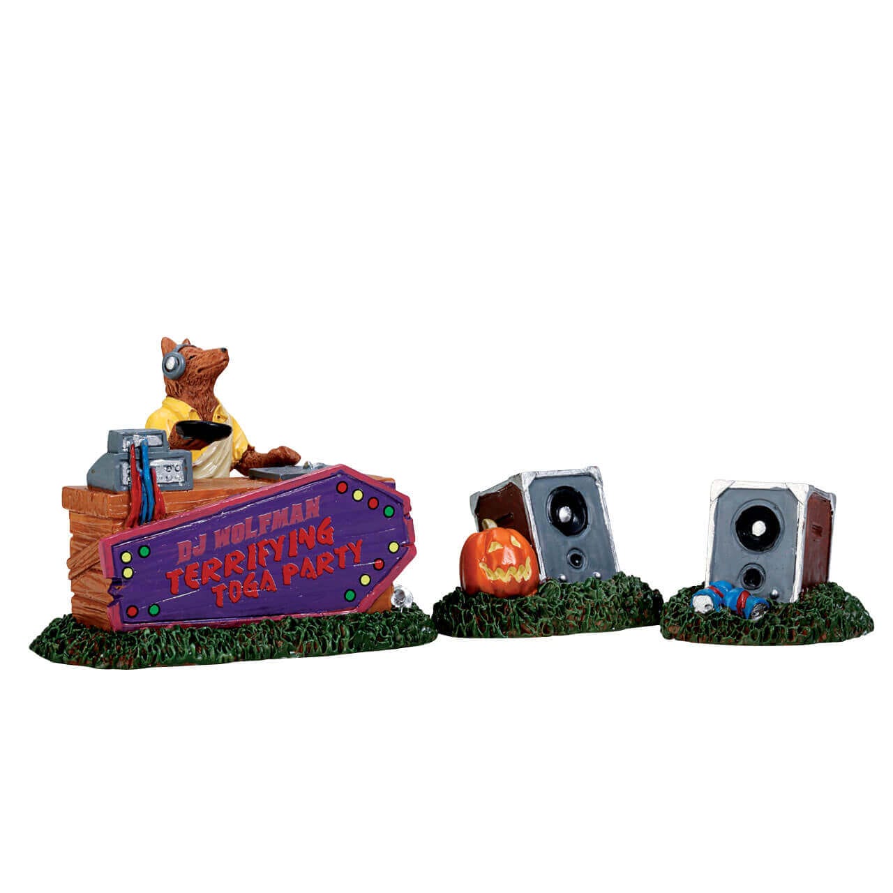lemax-dj-wolfman-set-de-3-figurines-spooky-town image 1