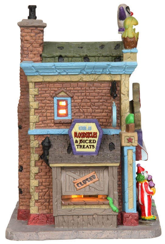 lemax-spooky-town-frosty-s-ice-scream-shop-glacier-hant-lumineux image 2