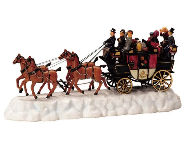 lemax-musical-stage-coach-miniature-et-figurine-artisanale-de-collection image 1