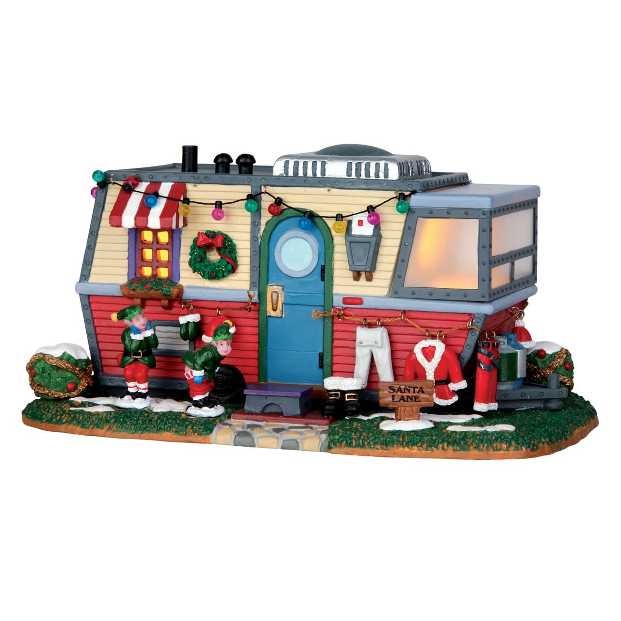 lemax-santa-lane-trailer-caravane-de-no-l-miniature image 1