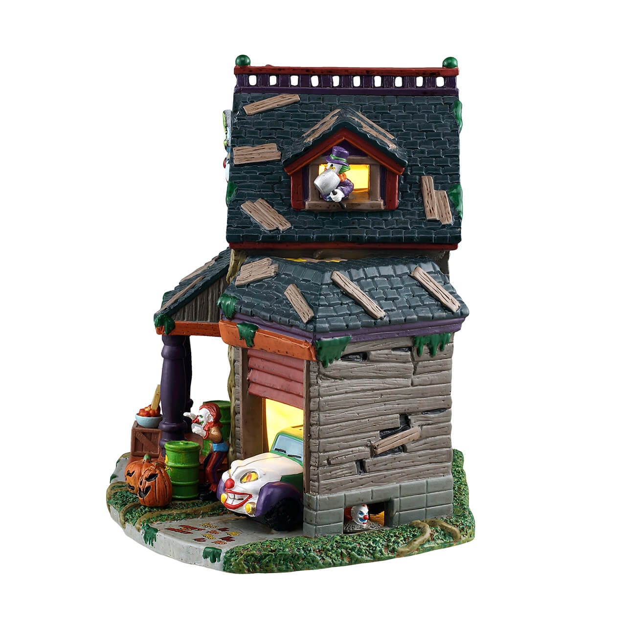 lemax-the-laff-shak-funhouse-horreur-clowns-spooky-town image 3