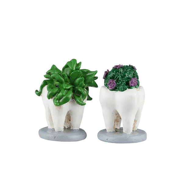 lemax-tooth-plants-miniature-de-collection-spooky-town-halloween image 1