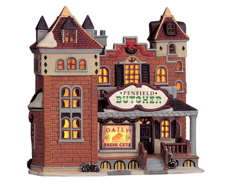 lemax-penfield-butcher-b-timent-miniature-boucherie-village image 1