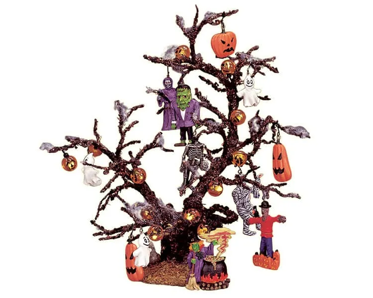 lemax-decorated-halloween-tree-arbre-d-halloween-lumineux-spooky-town image 1