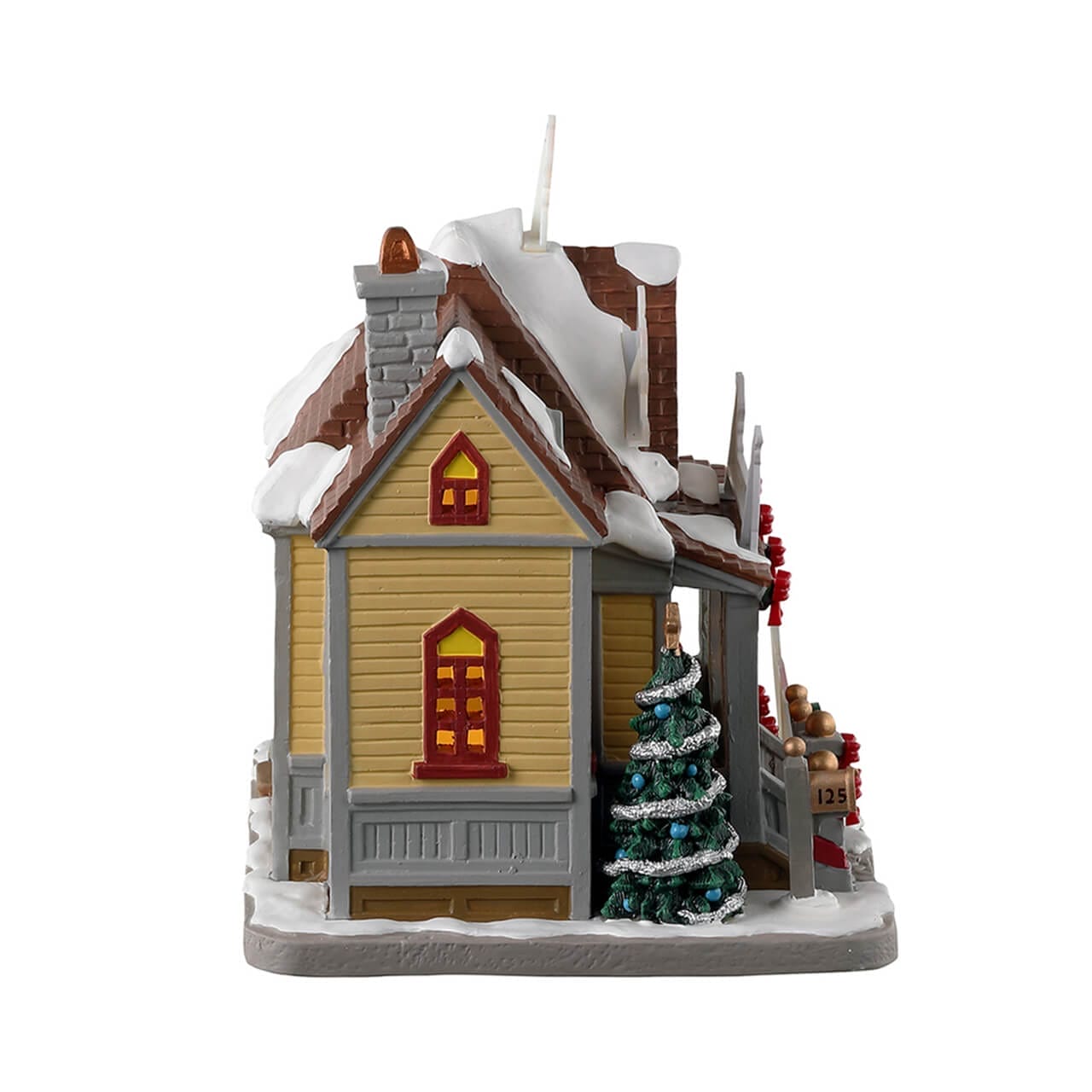 lemax-rockledge-cottage-maison-de-no-l-pingouins-illumin-e image 2
