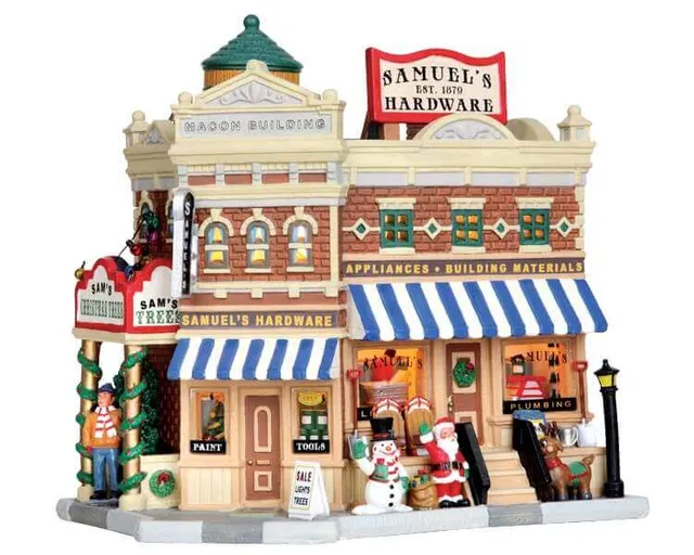 lemax-samuel-s-hardware-boutique-miniature-de-village image 1
