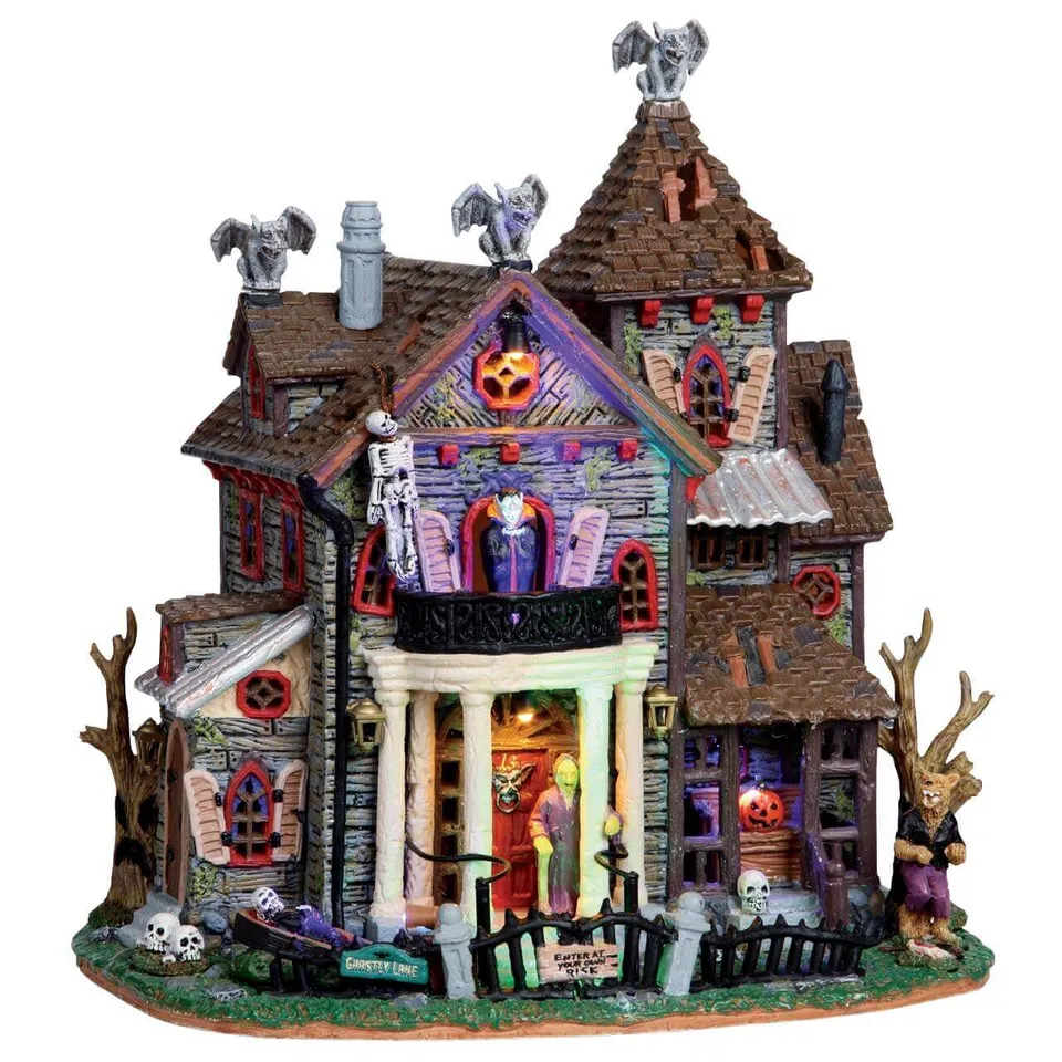 lemax-13-ghastly-lane-maison-hant-e-lumineuse-spooky-town image 1