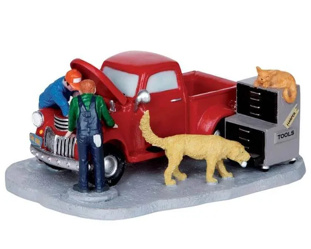 lemax-truck-tinkers-figurine-camion-miniature-de-no-l image 1