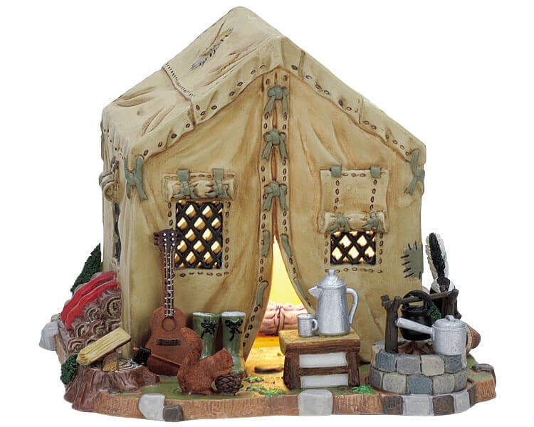 lemax-camping-tent-accessoire-miniature-tente-de-camping image 1