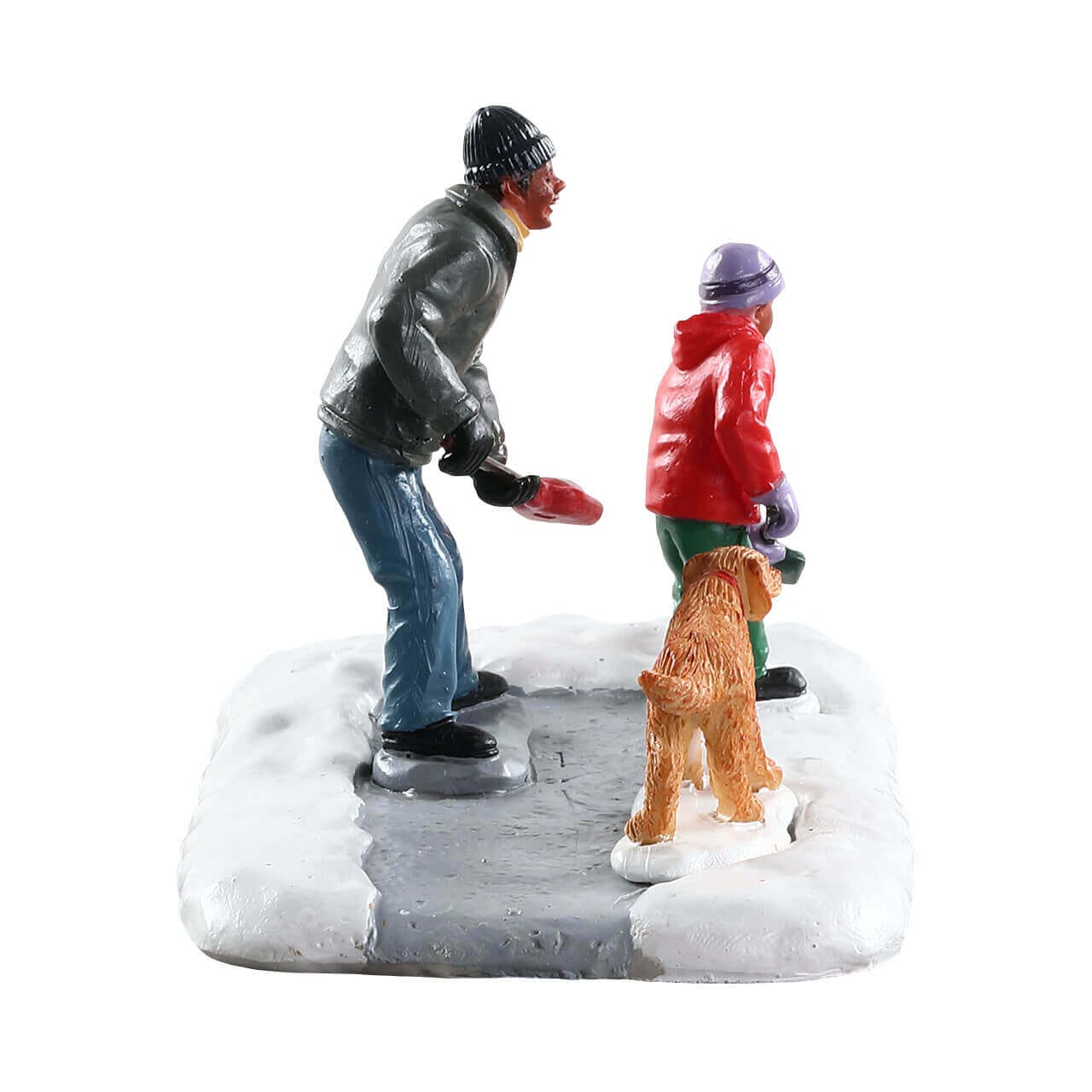 lemax-dad-gets-help-figurine-p-re-no-l-et-enfant-pour-village-miniature image 3
