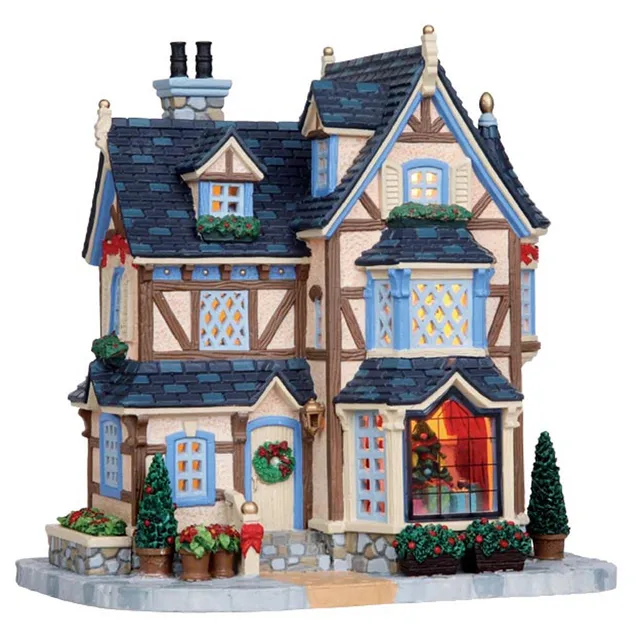 lemax-henderson-house-maison-miniature-lumineuse image 1