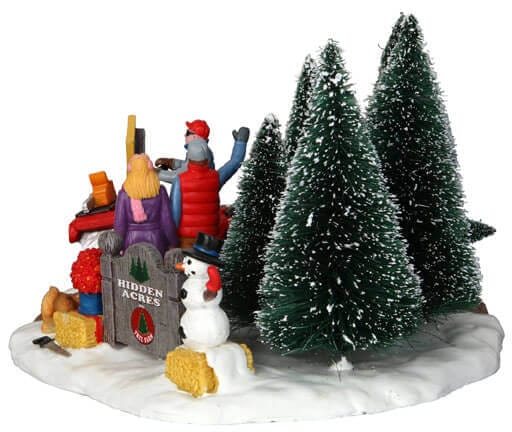 lemax-here-comes-our-tree-figurine-transport-du-sapin-de-no-l image 2