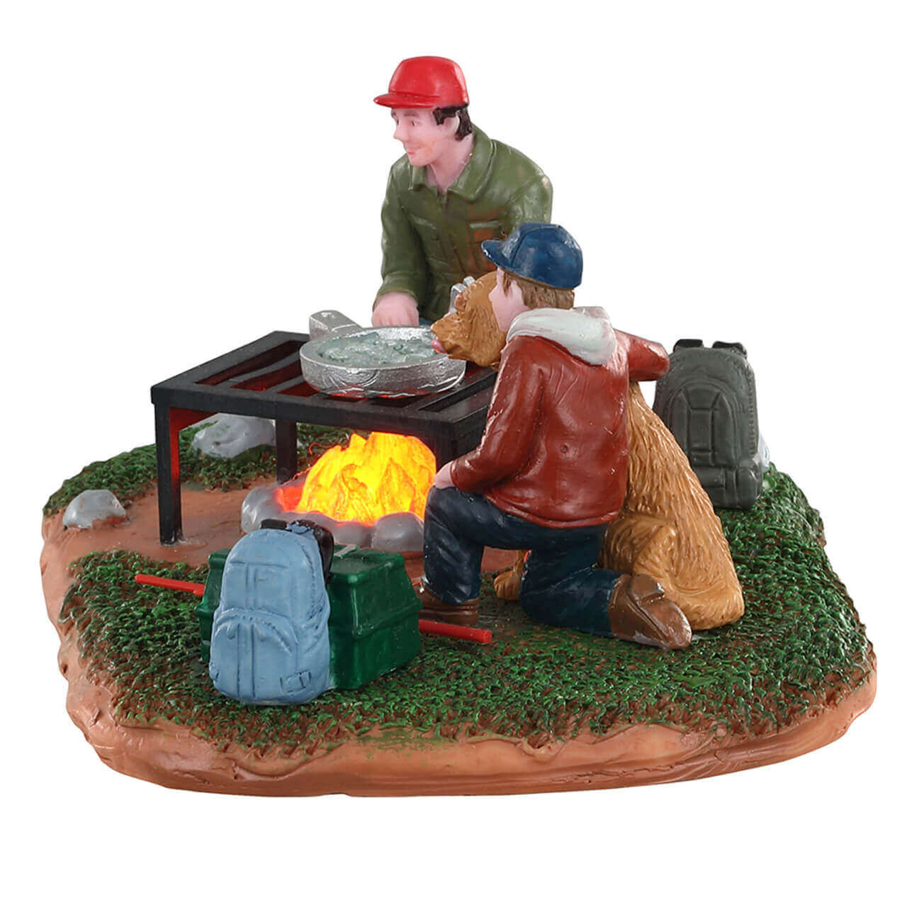 lemax-fish-fry-with-dad-figurine-sc-ne-p-che-en-famille image 3