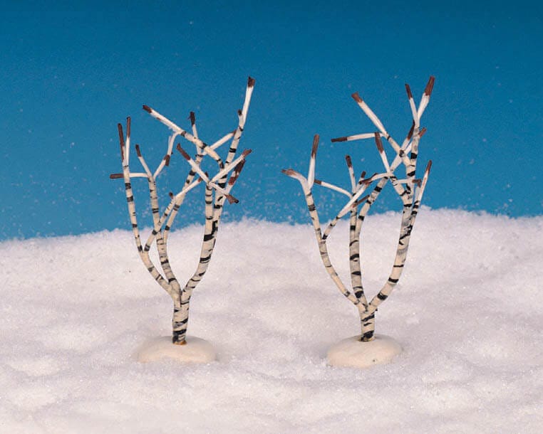 lemax-4-birch-tree-lot-de-4-bouleaux-miniatures image 2