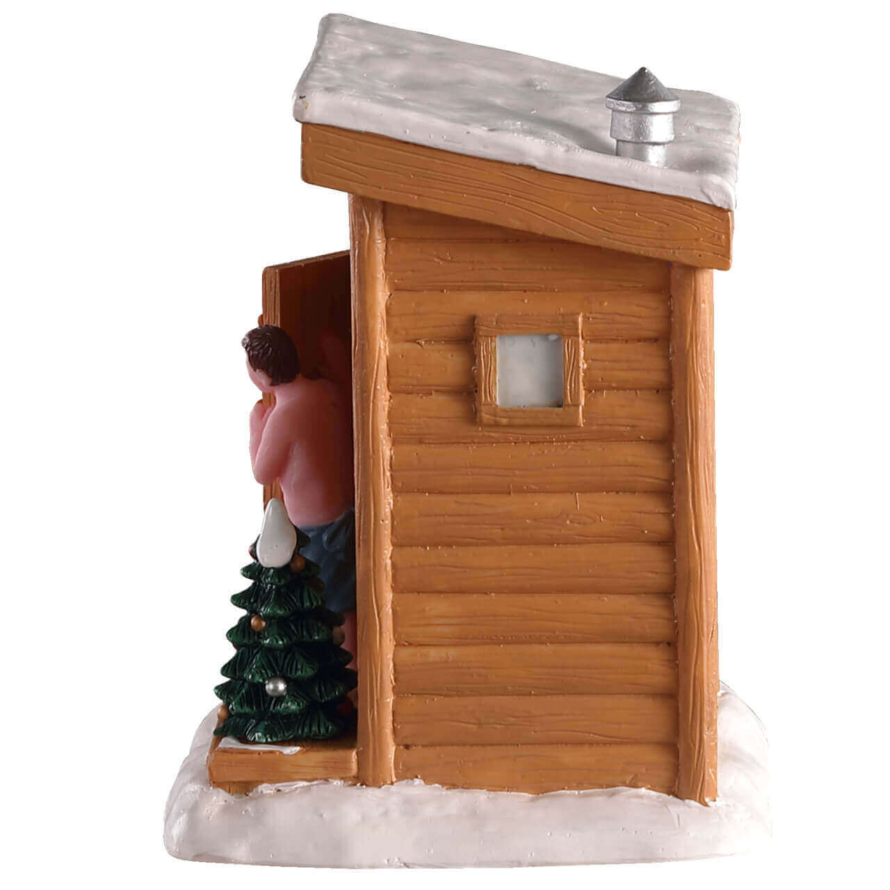 lemax-it-s-cold-out-there-sc-ne-sauna-hiver-village-miniature image 3