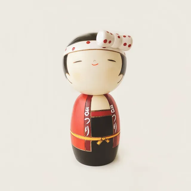 usaburo-kokeshi-wasshoi-summer-festival-girl-14-5-cm image 1