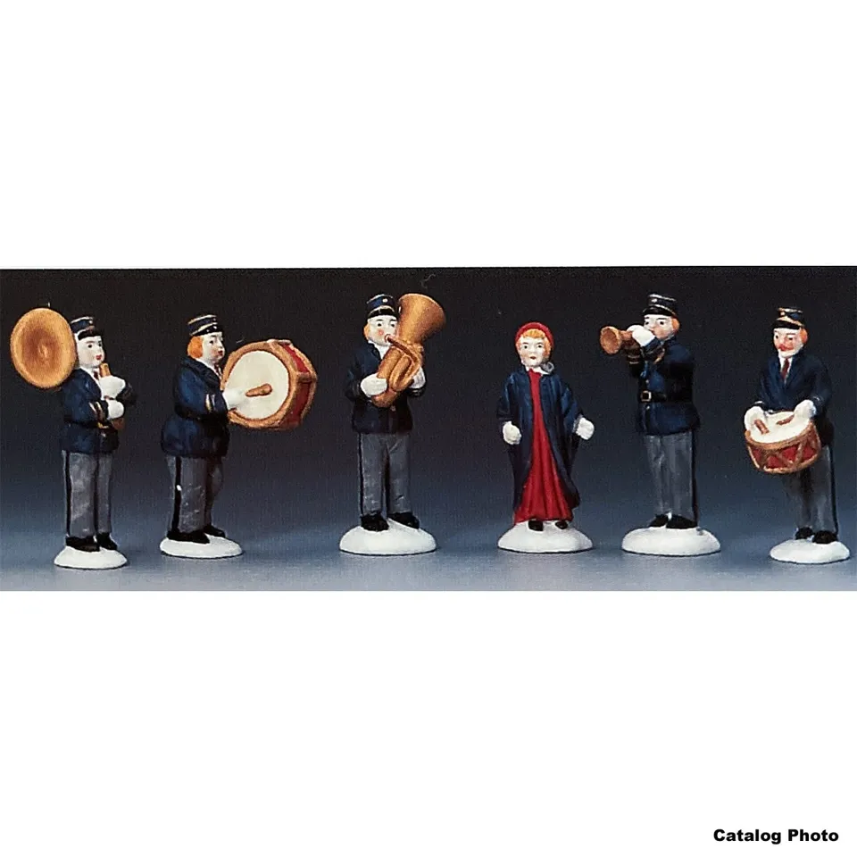 lemax-town-band-fanfare-miniature-pour-village image 1