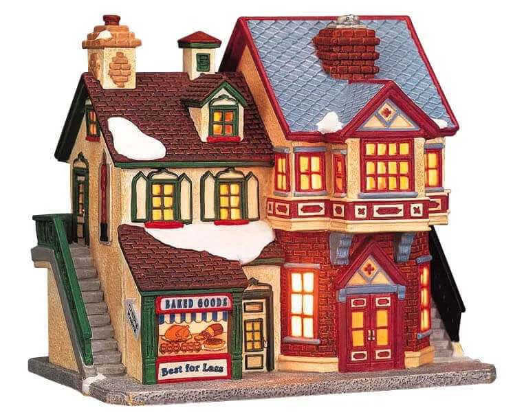 lemax-butcher-baker-candle-maker-boutique-miniature image 1