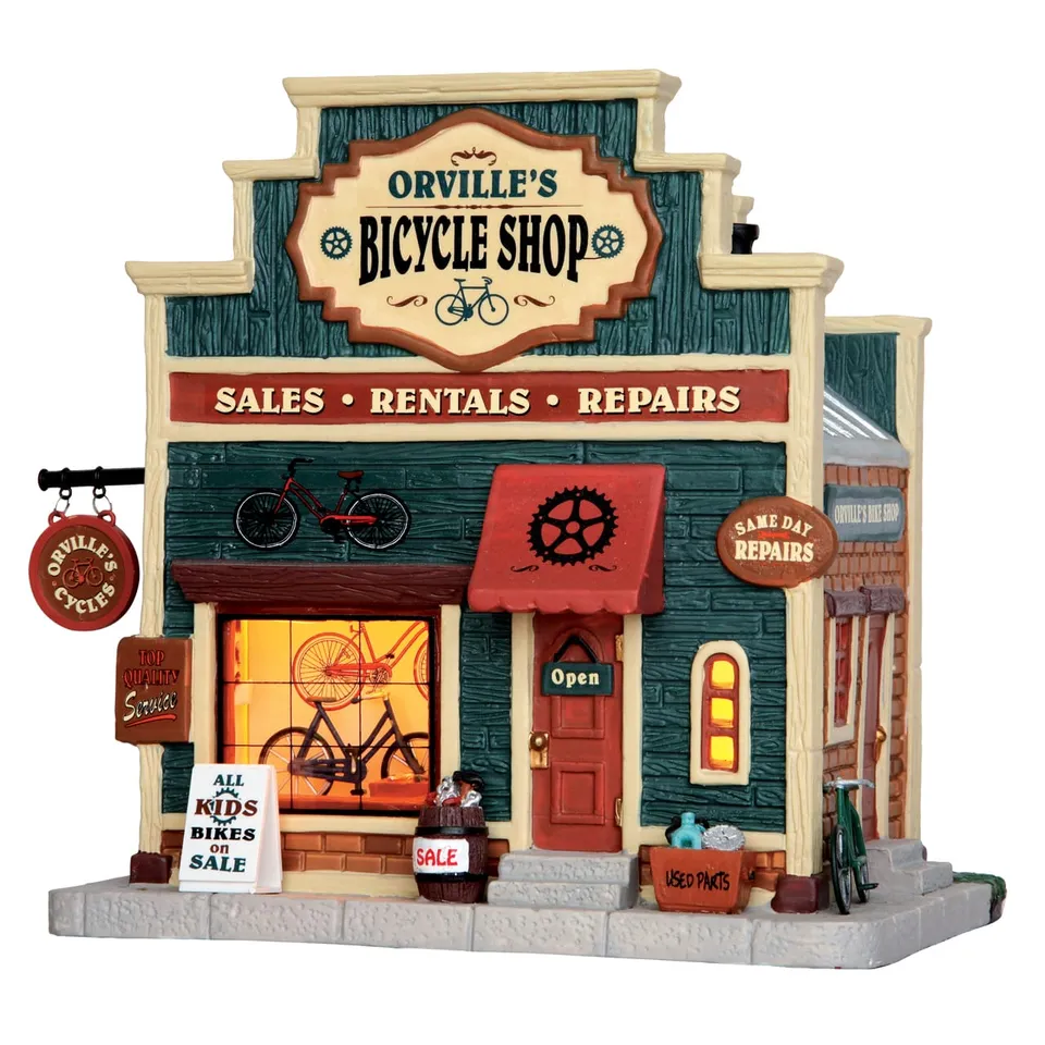 lemax-orville-s-bicycle-shop-boutique-v-los-miniature image 1