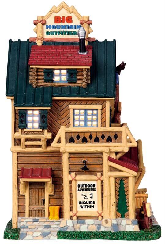 lemax-big-mountain-outfitters-maison-miniature-de-village-de-collection image 2
