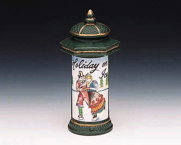 lemax-metal-kiosk-kiosque-miniature-artisanal-de-collection image 1