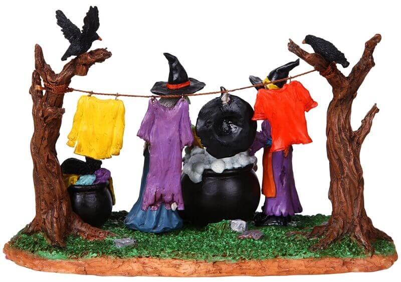 lemax-witches-laundry-day-figurines-miniatures-sorci-res-spooky-town image 4