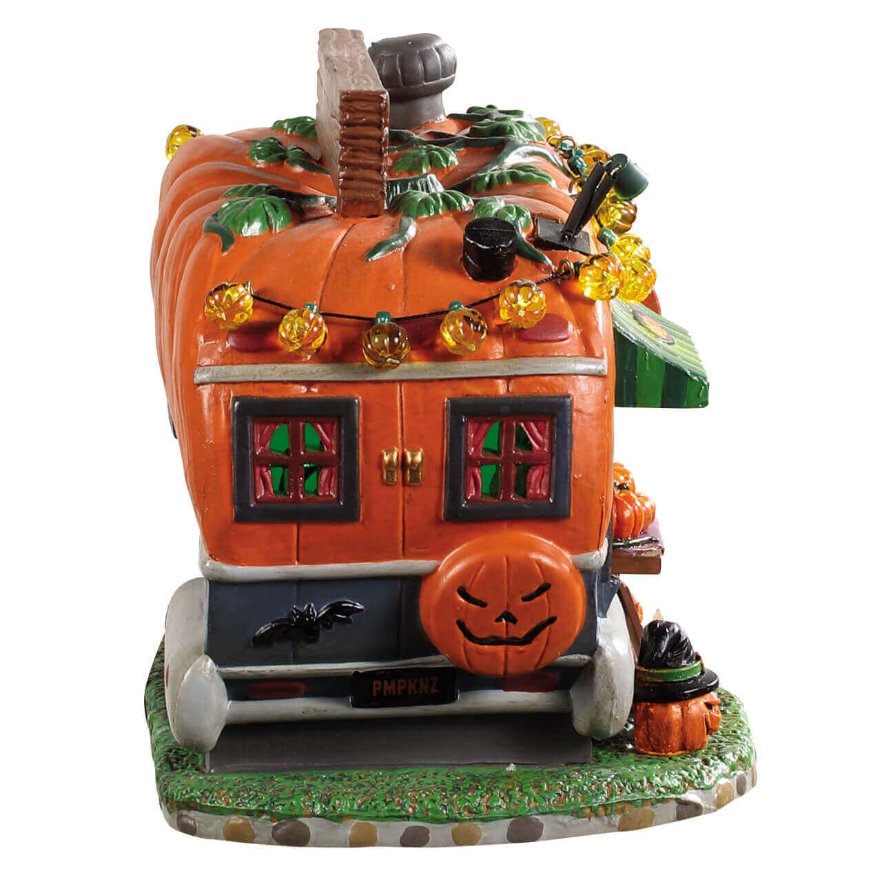 lemax-pick-me-pumpkin-wagon-remorque-halloween-lumineuse image 3