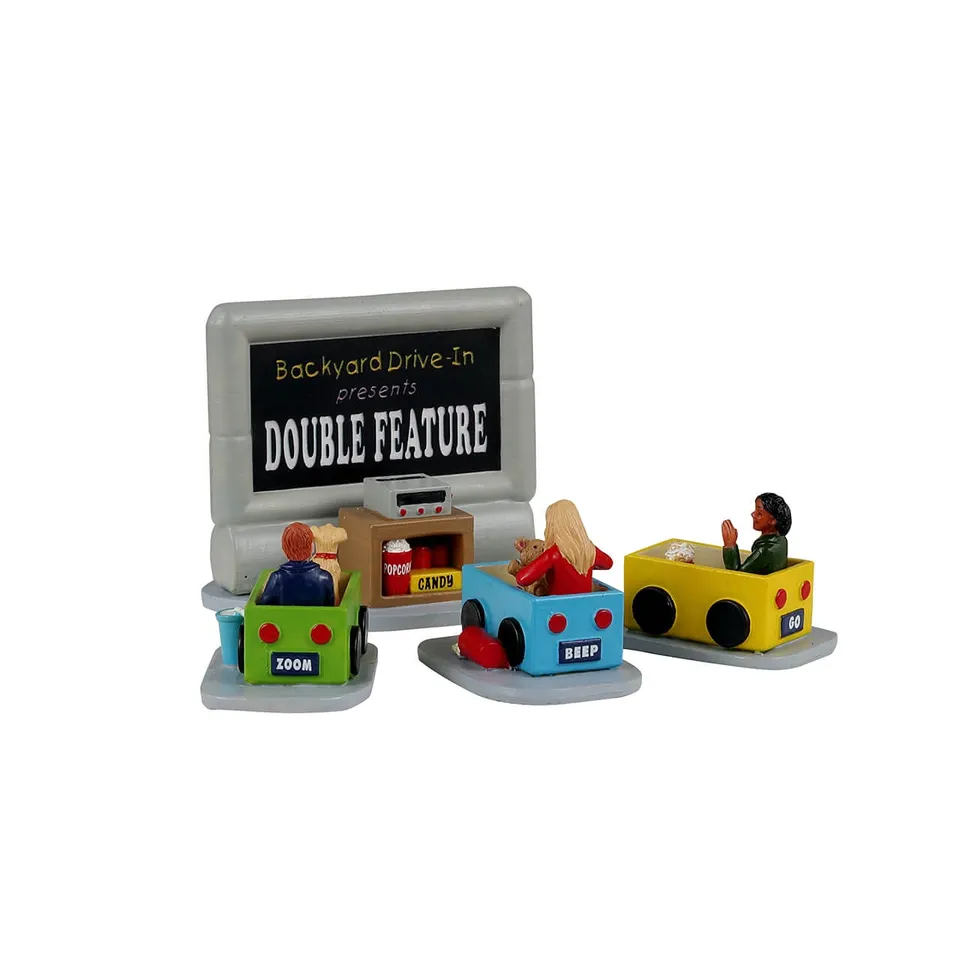 lemax-backyard-drive-in-miniature-cin-ma-plein-air-caddington image 1