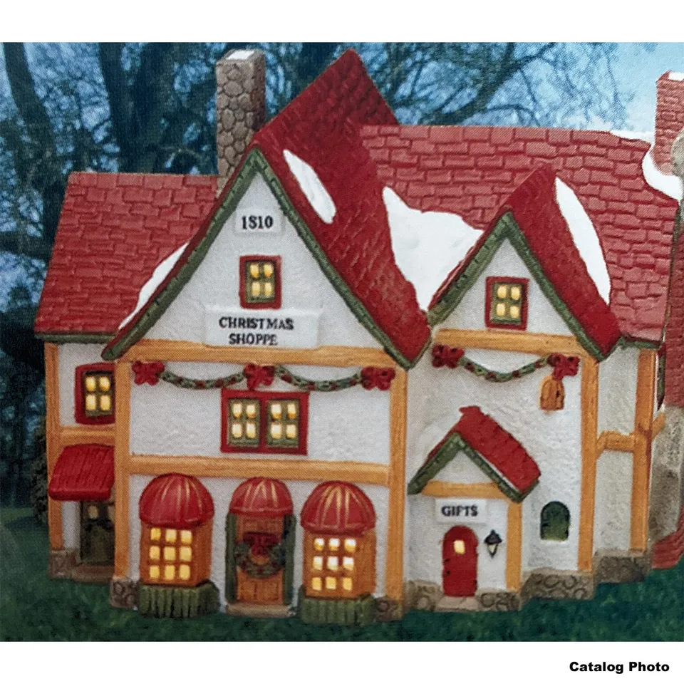 lemax-christmas-shoppe-boutique-no-l-village-miniature-lumineuse image 1