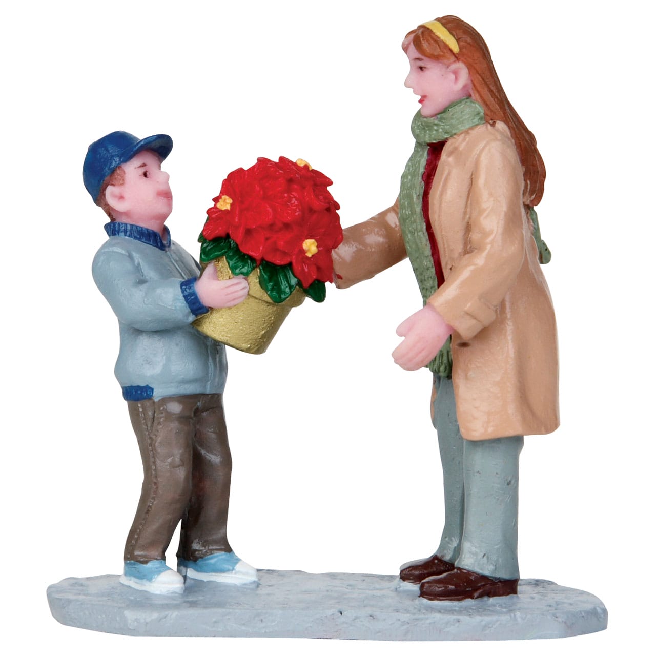 lemax-picking-out-poinsettia-figurine-poinsettias-de-no-l image 1