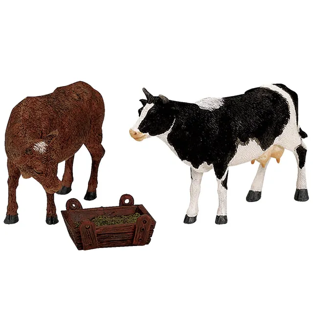 lemax-feeding-cow-bull-set-de-3-animaux-harvest-crossing image 1