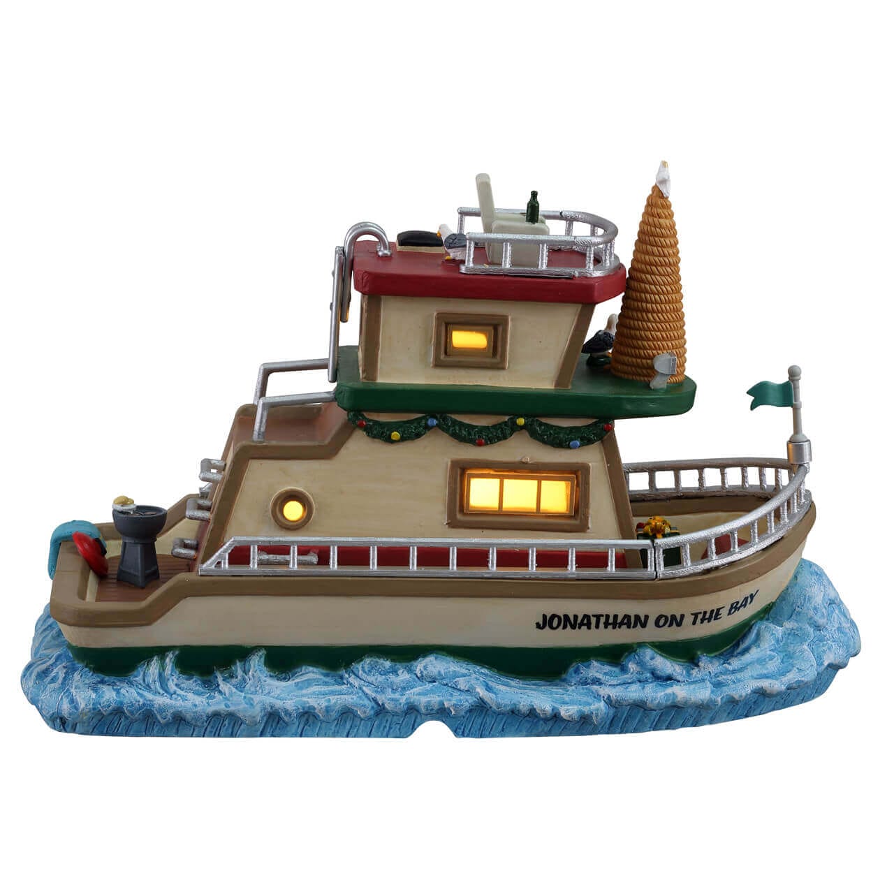 lemax-jonathan-s-houseboat-on-the-bay-bateau-maison-de-no-l image 4