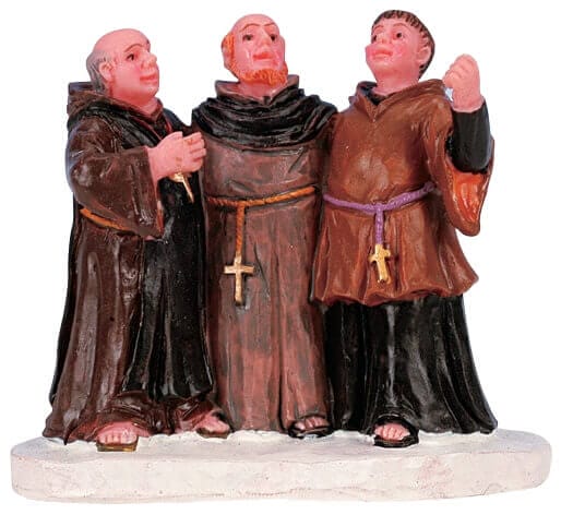 lemax-jolly-friar-singalong-figurine-miniature-chants-de-no-l image 1
