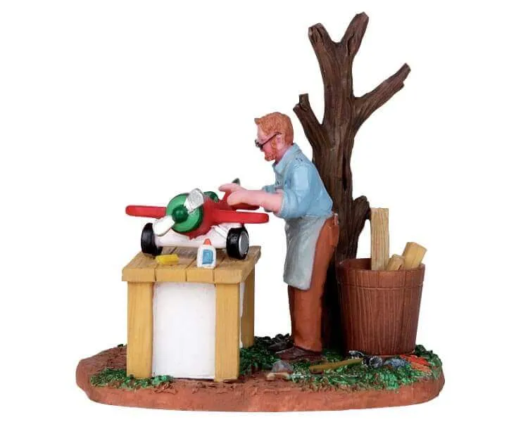 lemax-building-model-planes-figurine-atelier-avions-miniatures image 1