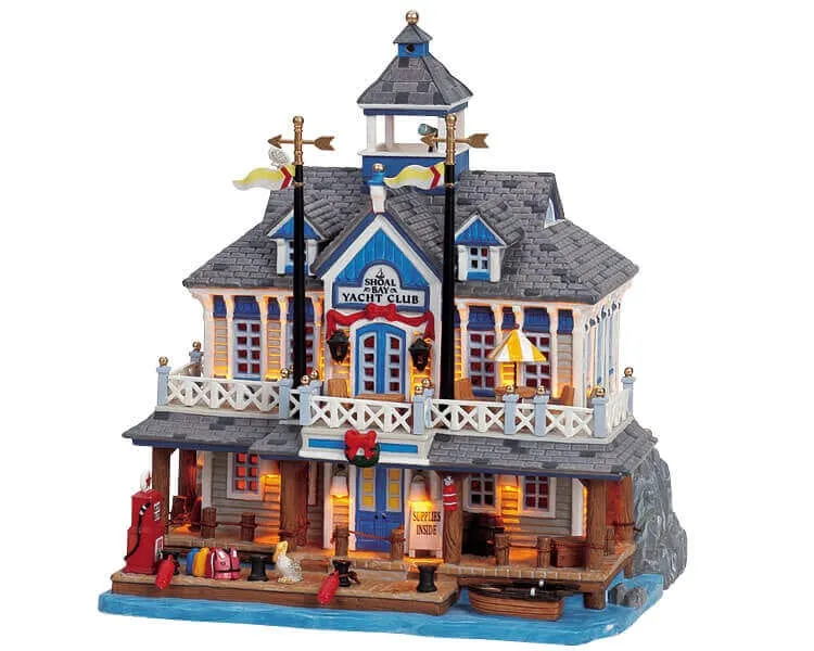 lemax-shoal-bay-yacht-club-b-timent-miniature-nautique-de-collection image 1