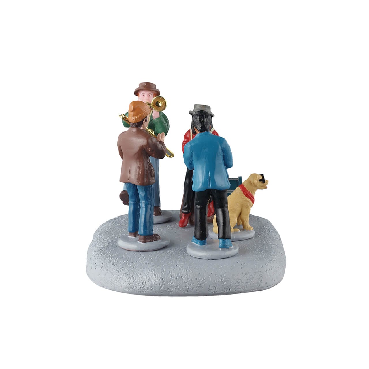 lemax-small-jazz-band-figurine-quartet-jazz-avec-chien-caddington image 2