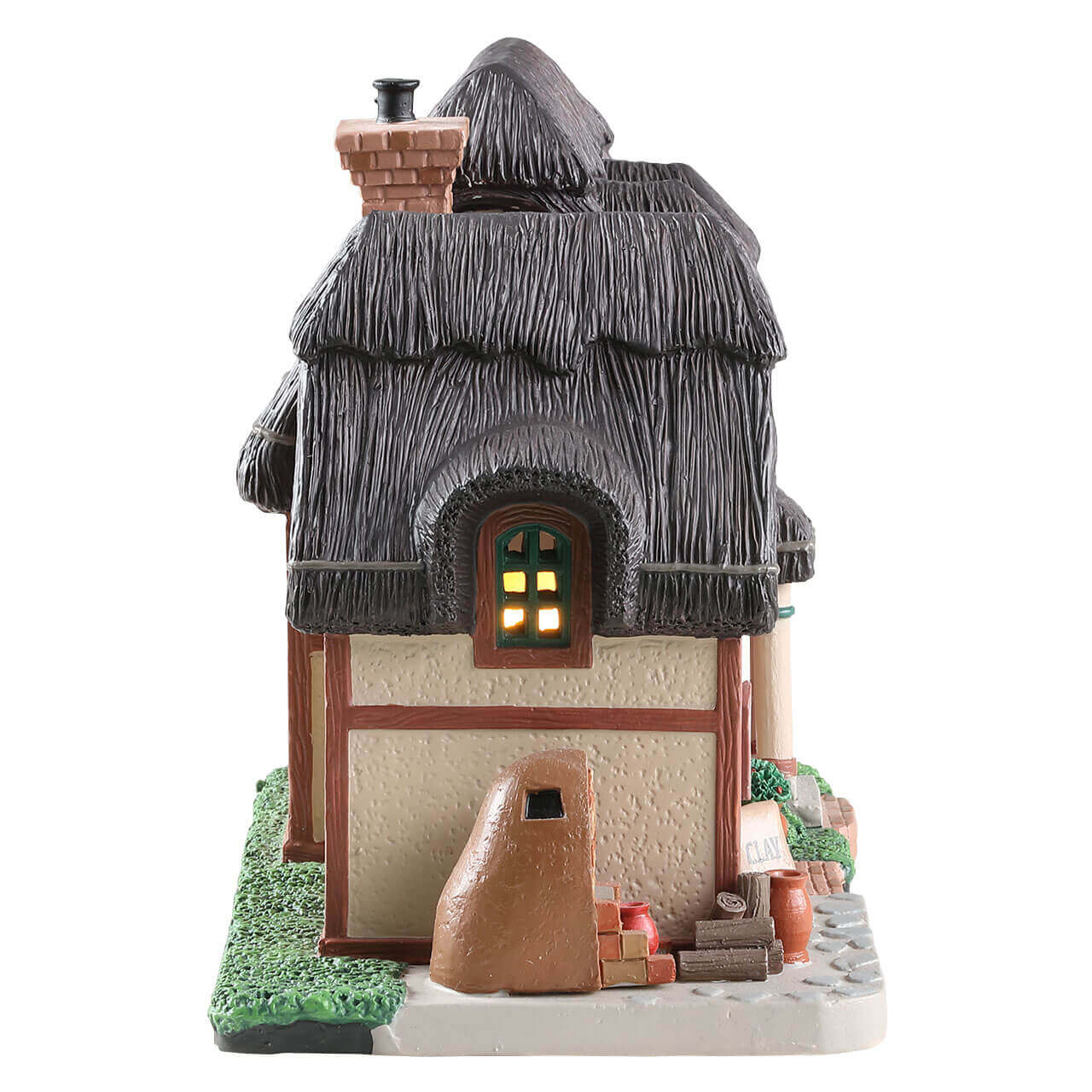 lemax-penelopes-pottery-studio-maison-miniature-lumineuse-caddington image 3