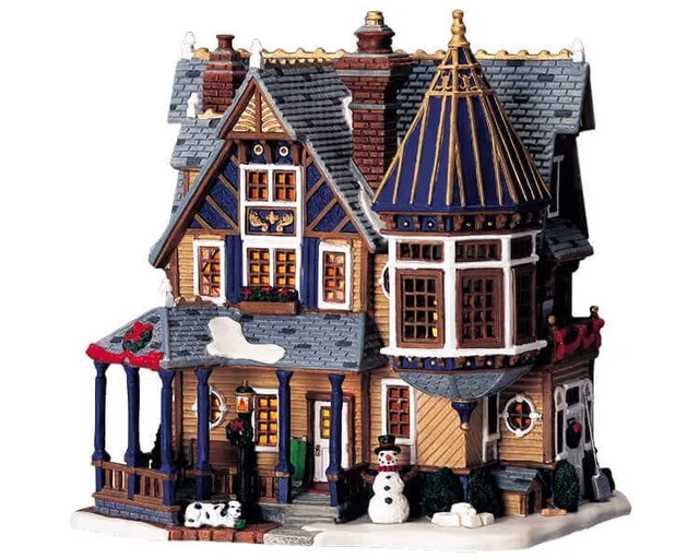 lemax-holiday-house-maison-miniature-de-no-l-de-collection image 1