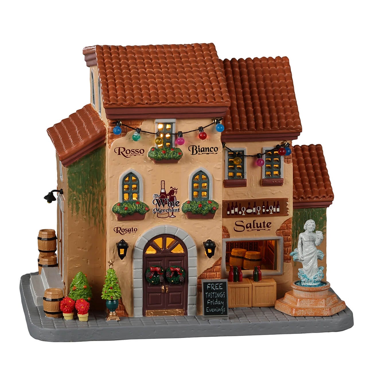 lemax-the-wine-merchant-maison-miniature-caddington-village image 4