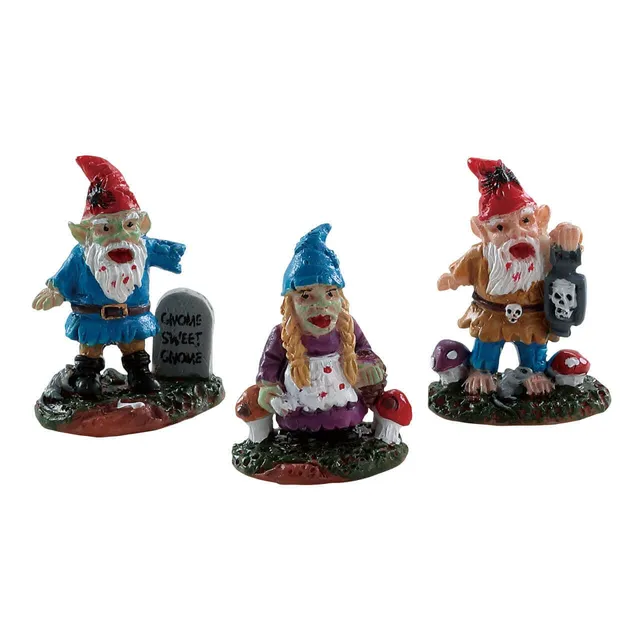 lemax-zombie-garden-gnomes-figurines-zombies-spooky-town image 1
