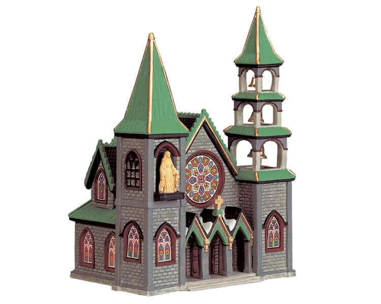 lemax-st-lucy-s-cathedral-b-timent-miniature-lumineux-village-de-no-l image 1