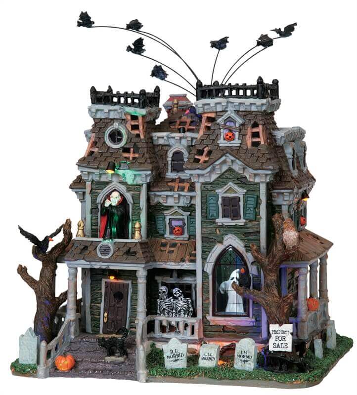 lemax-morbid-manor-manoir-hant-lumineux-spooky-town image 1