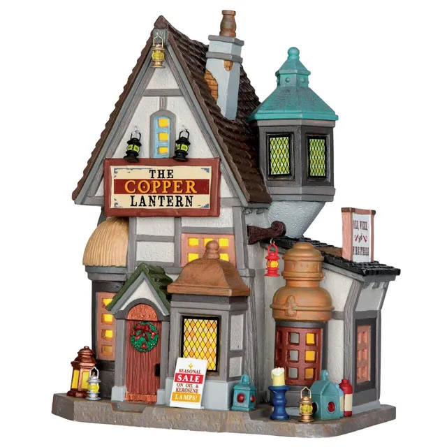 lemax-the-copper-lantern-b-timent-miniature-lumineux image 1